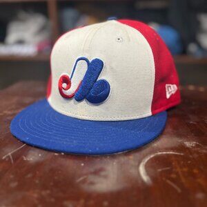 New Era 59FIFTY Montreal Expos Cooperstown Collection fitted Red White Blue Hat
